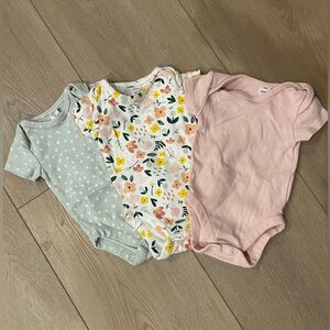 Bundle of Three Cotton Nordstrom Bodysuit/Onesies